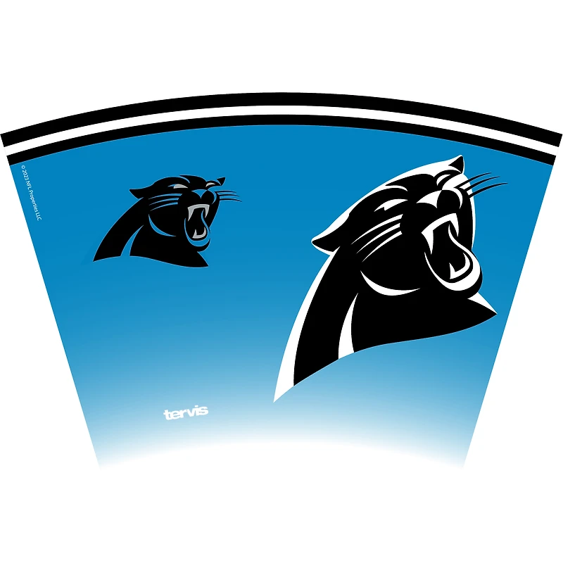 Tervis Carolina Panthers 24oz NFL 2 PACK Genuine & Forever Fan