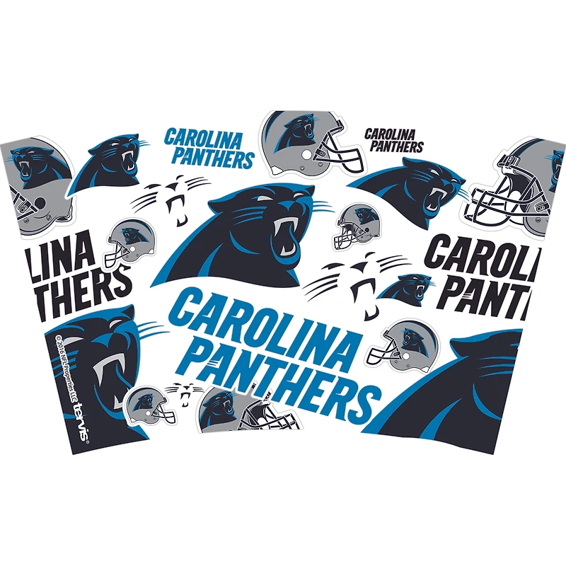 Tervis Carolina Panthers paquet de deux 16oz. Ensemble de gobelets classiques Allover