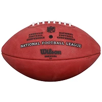 Ballon de football américain Duke en couleurs, autographié par Tetairoa McMillan des Panthers de la Caroline, avec inscription « 25 NFL OROY ».