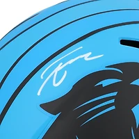 Casque réplique Riddell Rave Speed ​​autographié par Tetairoa McMillan des Carolina Panthers