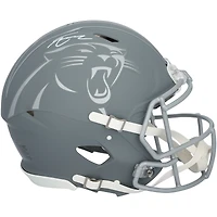 Casque authentique Riddell Slate Speed ​​autographié par Tetairoa McMillan des Carolina Panthers