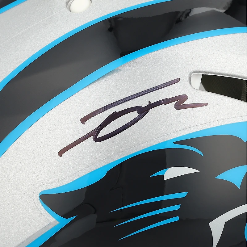 Casque Riddell Speed ​​authentique autographié par Tetairoa McMillan, équipe multi-équipes de la NFL