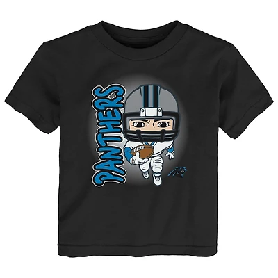 Toddler Black Carolina Panthers Scrappy Sequel T-Shirt