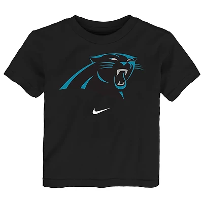 T-shirt Nike noir avec logo principal des Carolina Panthers pour tout-petit