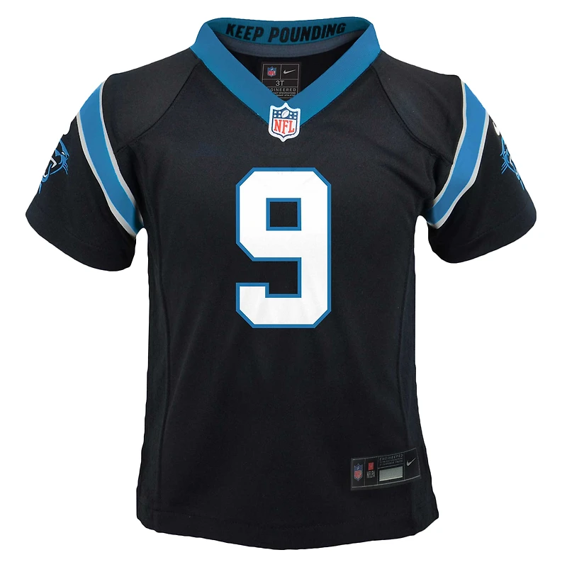 Maillot de jeu Nike Bryce Young Black Carolina Panthers pour tout-petit