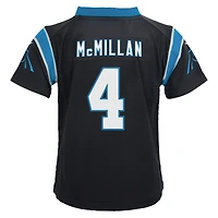 Maillot de match Nike Tetairoa McMillan noir pour tout-petit des Carolina Panthers