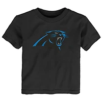 Toddler Outerstuff Black Carolina Panthers Primary Logo T-Shirt