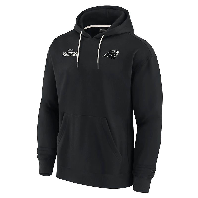 Sweat à capuche unisexe Fanatics Black Carolina Panthers Elements en polaire super douce