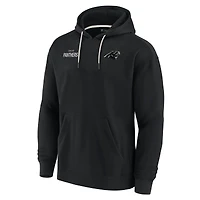 Sweat à capuche unisexe Fanatics Black Carolina Panthers Elements en polaire super douce