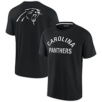 Unisex Fanatics Black Carolina Panthers Elements Super Soft Short Sleeve T-Shirt