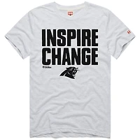 T-shirt unisexe Hommage Ash Carolina Panthers 2024 Inspire Change Tri-Blend