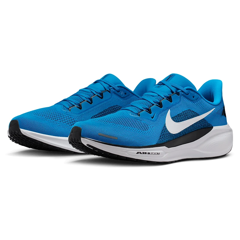 Baskets unisexes Nike Air Zoom Pegasus 41 bleues des Carolina Panthers