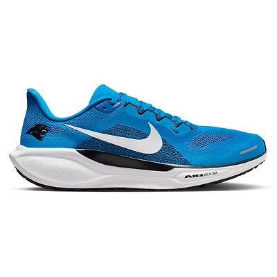 Baskets unisexes Nike Air Zoom Pegasus 41 bleues des Carolina Panthers