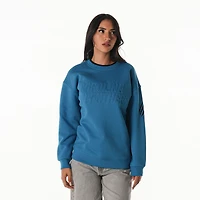 Sweat-shirt unisexe en polaire bleue The Wild Collective Carolina Panthers