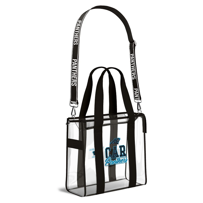 Sac fourre-tout Carolina Panthers Stadium WEAR by Erin Andrews avec bordure aux couleurs de l'équipe