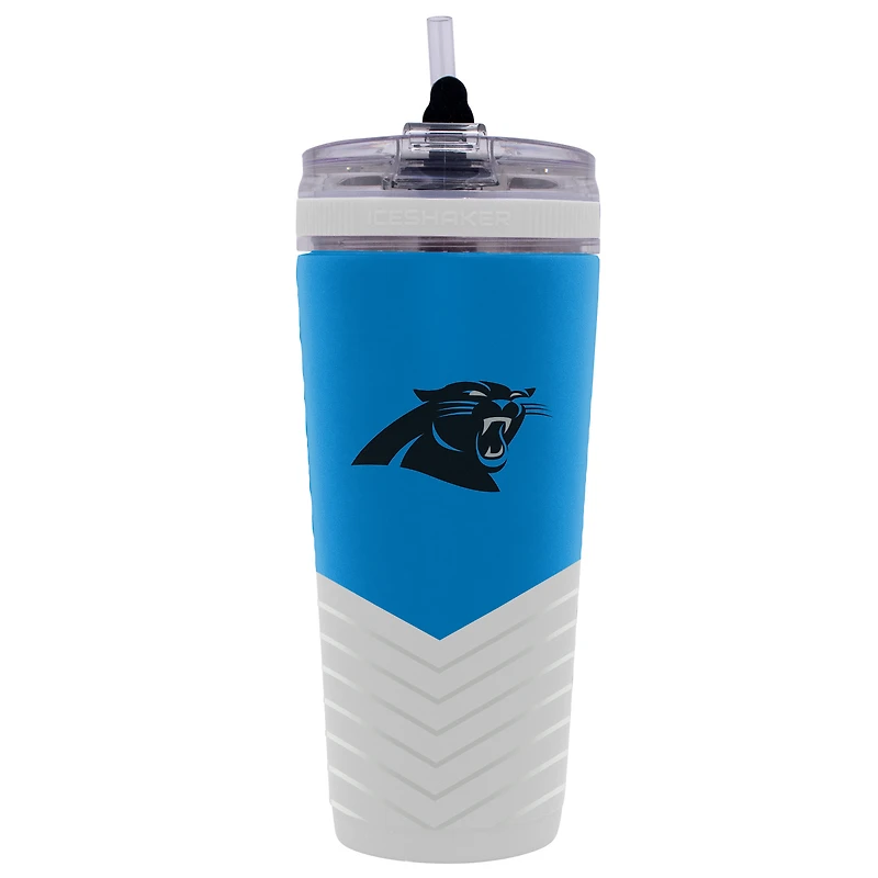 Bouteille shaker WinCraft Carolina Panthers 4D Flex Ice de 770 ml