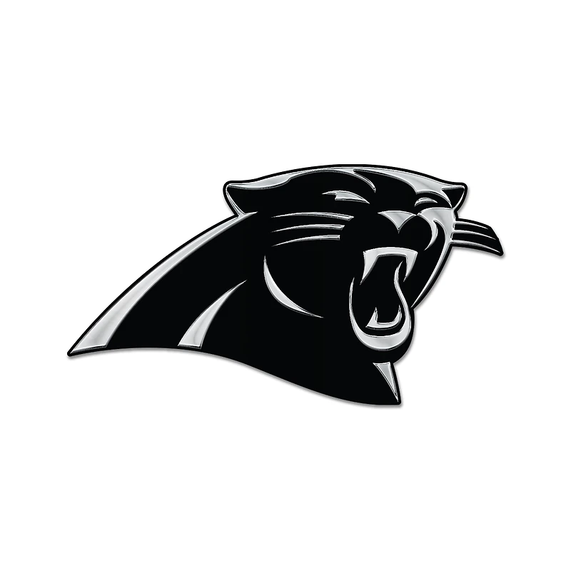 WinCraft Carolina Panthers Chrome Auto Emblem