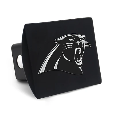 Housse d'attelage WinCraft en métal chromé de qualité supérieure avec logo Carolina Panthers