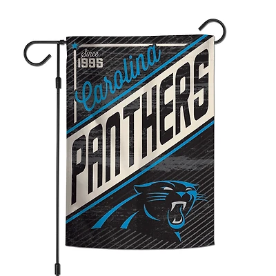 WinCraft Carolina Panthers Team Drapeau de jardin 2 côtés 30,5 x 45,7 cm