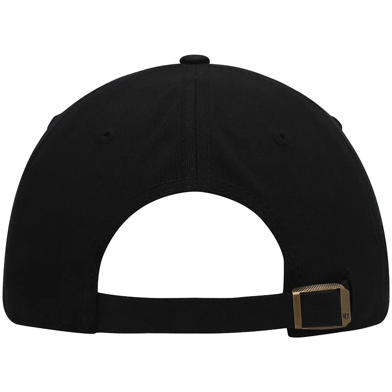 Casquette réglable secondaire Miata Clean Up '47 Black Carolina Panthers pour femme