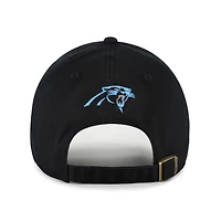 Women's '47  Black Carolina Panthers Zoey Clean Up Adjustable Hat
