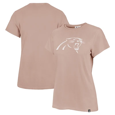 T-shirt rose clair Premier Frankie '47 pour femme des Carolina Panthers