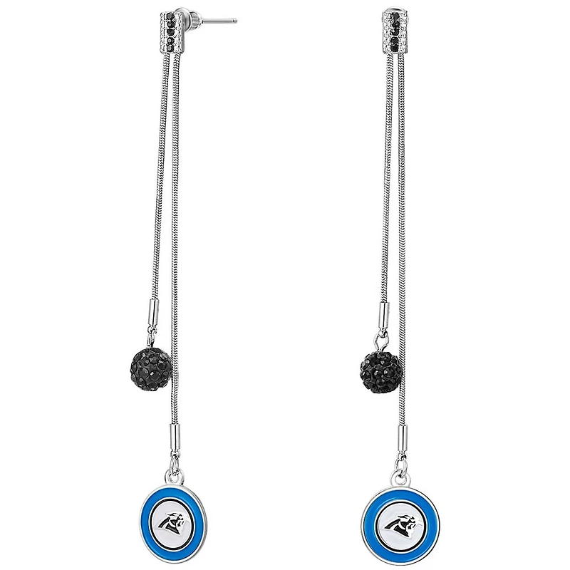 Boucles d'oreilles à double brin Shambala Carolina Panthers pour femmes