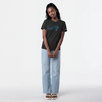 Women's Champion  Black Carolina Panthers Logo T-Shirt