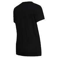 Ensemble de nuit Concepts Sport noir/bleu Carolina Panthers Arctic haut et pantalon en flanelle pour femme