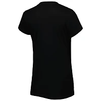 Concepts Sport T-shirt et pantalon avec écusson des Panthers de la Caroline Noir/Bleu pour femme