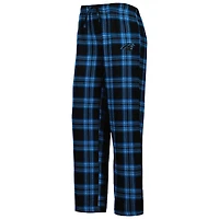 Concepts Sport T-shirt et pantalon avec écusson des Panthers de la Caroline Noir/Bleu pour femme