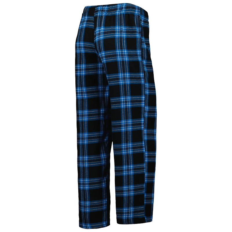 Concepts Sport T-shirt et pantalon avec écusson des Panthers de la Caroline Noir/Bleu pour femme