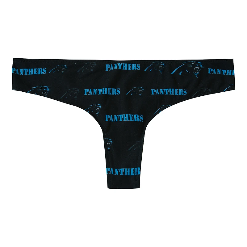 String Concepts Sport noir à imprimé mosaïque des Carolina Panthers pour femme
