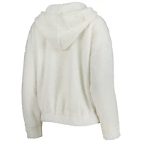 Ensemble haut et short Fluffy Hoodie Carolina Panthers Concepts Sport pour femmes