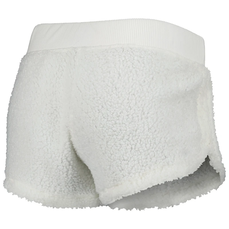 Ensemble haut et short Fluffy Hoodie Carolina Panthers Concepts Sport pour femmes