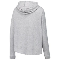 Ensemble sweat à capuche et short manches longues Juniper gris Carolina Panthers pour femme