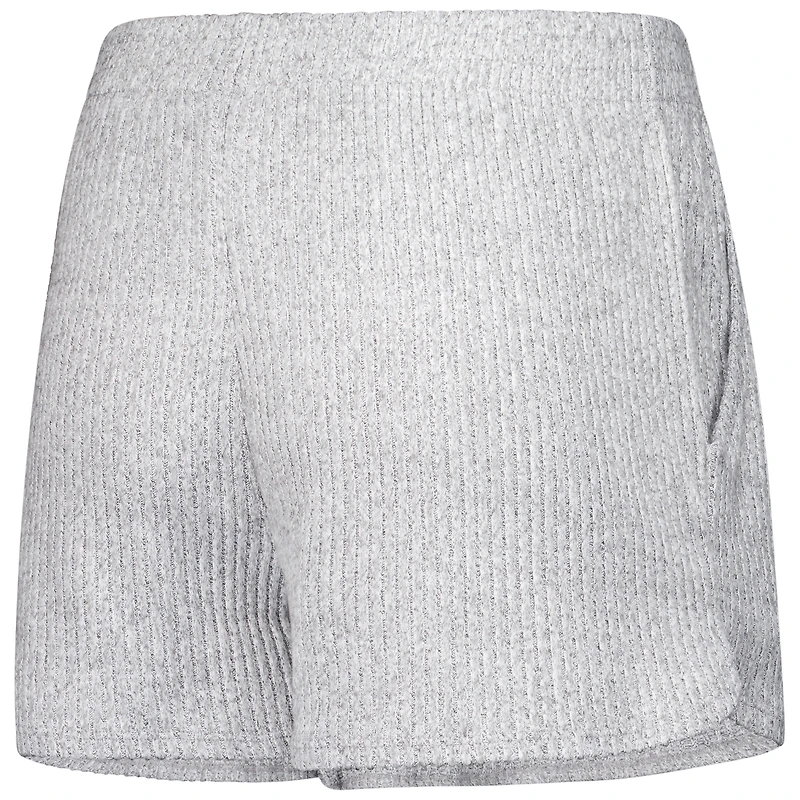 Ensemble sweat à capuche et short manches longues Juniper gris Carolina Panthers pour femme