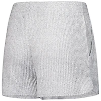 Ensemble sweat à capuche et short manches longues Juniper gris Carolina Panthers pour femme