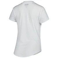 Women's Concepts Sport White/Charcoal Carolina Panthers Sonata T-Shirt & Leggings Sleep Set