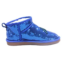 Bottines à paillettes Cuce Carolina Panthers bleues pour femmes