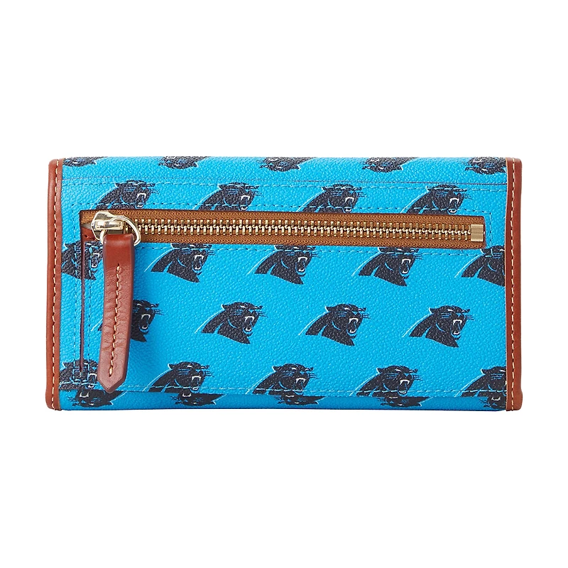 Women's Dooney & Bourke Carolina Panthers Team Color Continental Clutch