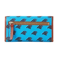 Women's Dooney & Bourke Carolina Panthers Team Color Continental Clutch