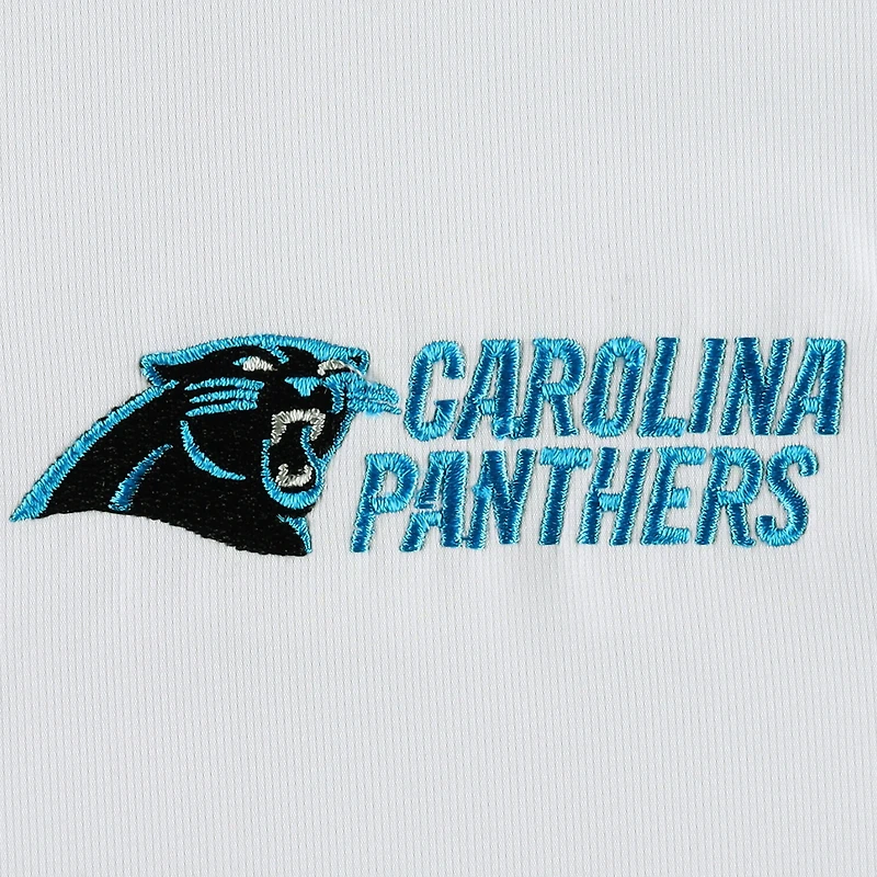 Coupe-vent Hurricane Raglan Full-Zip Dunbrooke pour femme, blanc/gris Carolina Panthers