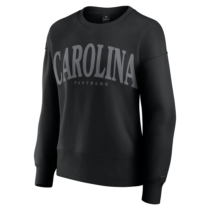 Sweat-shirt à capuche noir Fanatics pour femme Carolina Panthers Elements