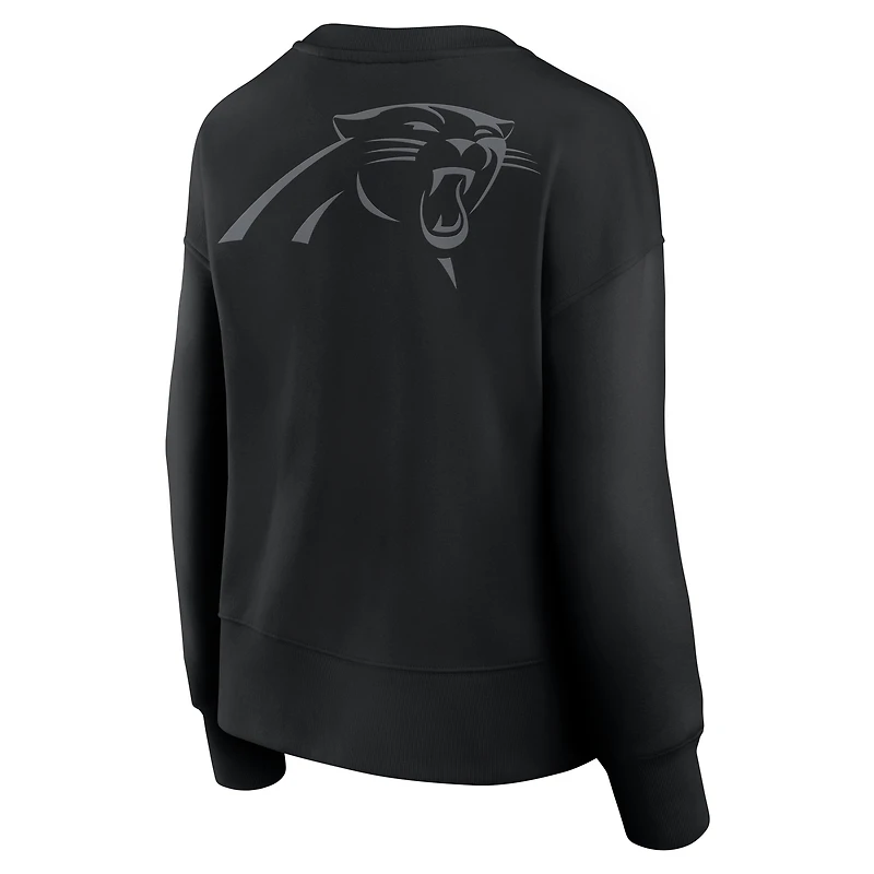 Sweat-shirt à capuche noir Fanatics pour femme Carolina Panthers Elements
