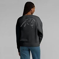 Sweat-shirt à capuche noir Fanatics pour femme Carolina Panthers Elements