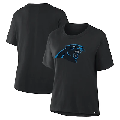 T-shirt Fanatics Black Carolina Panthers Essential Legacy pour femmes