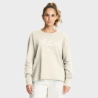 Women's Fanatics Cream Carolina Panthers Dove Legacy Long Sleeve T-Shirt