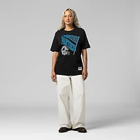 Women's Mitchell & Ness  Black Carolina Panthers Team Dynamic Boyfriend T-Shirt