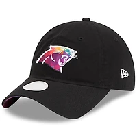 Casquette réglable New Era Black Carolina Panthers 2023 NFL Crucial Catch 9TWENTY pour femme